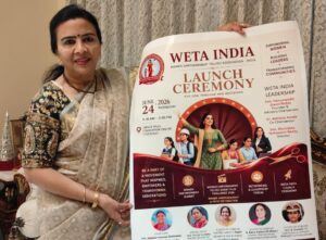 WETA India Founder Jhansi Reddy Unveils Poster for Women Empowerment Summit 2026