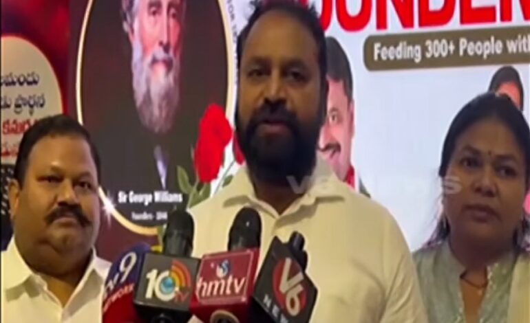 YMCA Founder’s Day: Govt Whip Addanki Dayakar Assures All Support for Programmes Serving Homeless and Destitute