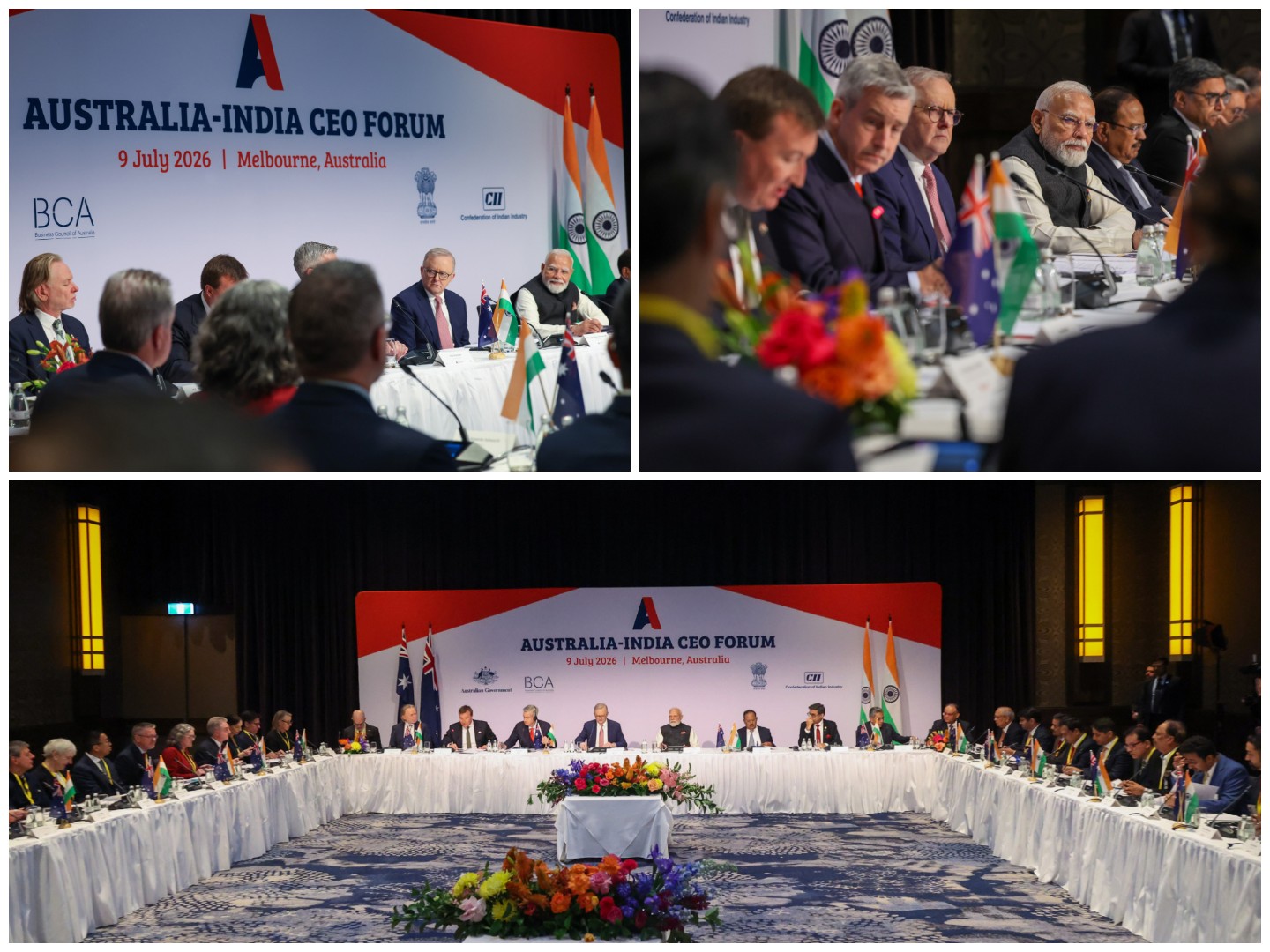 PM Modi invites Australian investors to partner in India’s growth story at Australia-India CEOs Forum