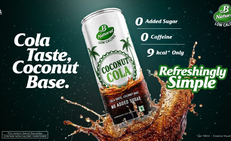 ITC launches B Natural Coconut Cola, creating new functional cola category
