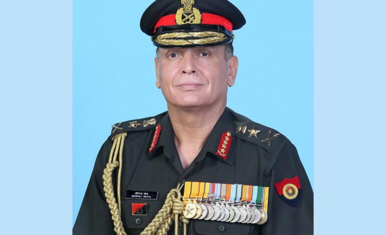 General Dhiraj Seth Takes Charge as India’s 31st Chief of the Army Staff