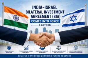India-Israel Bilateral Investment Agreement Comes into Force, Boosting Investor Confidence
