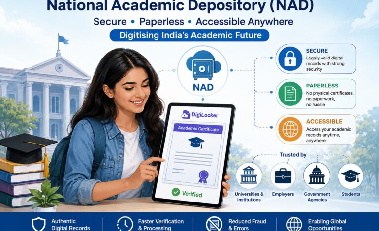Digital India Gets a Permanent Academic Memory: NAD Emerges as India’s Trusted Digital Vault for Educational Credentials