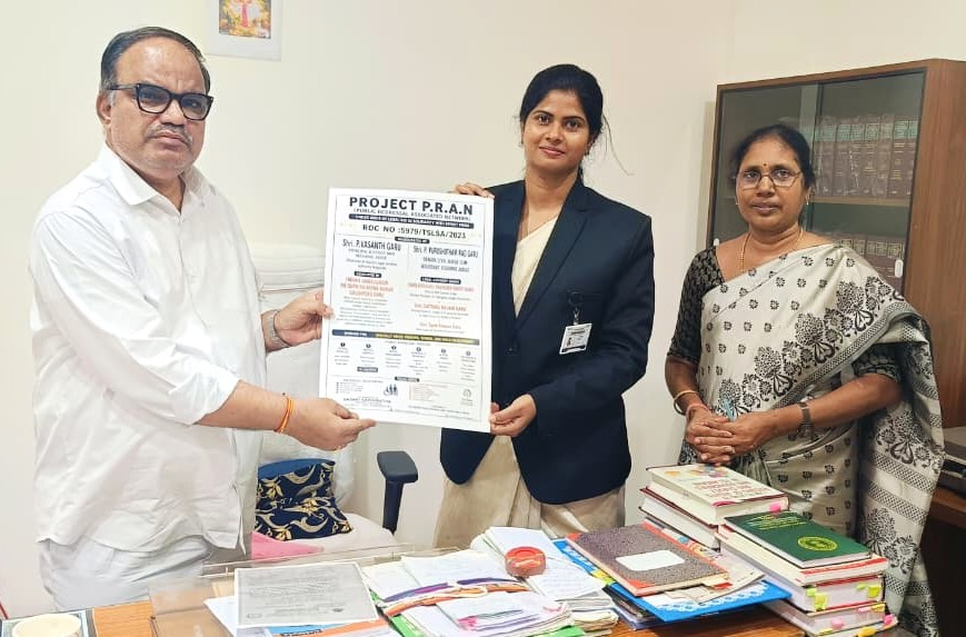 Nalgonda chapter of Project P.R.A.N. inaugurated by District Legal Services Authority