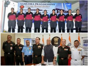 Samudra Pradakshina: India completes first tri-service all-women global sailing expedition