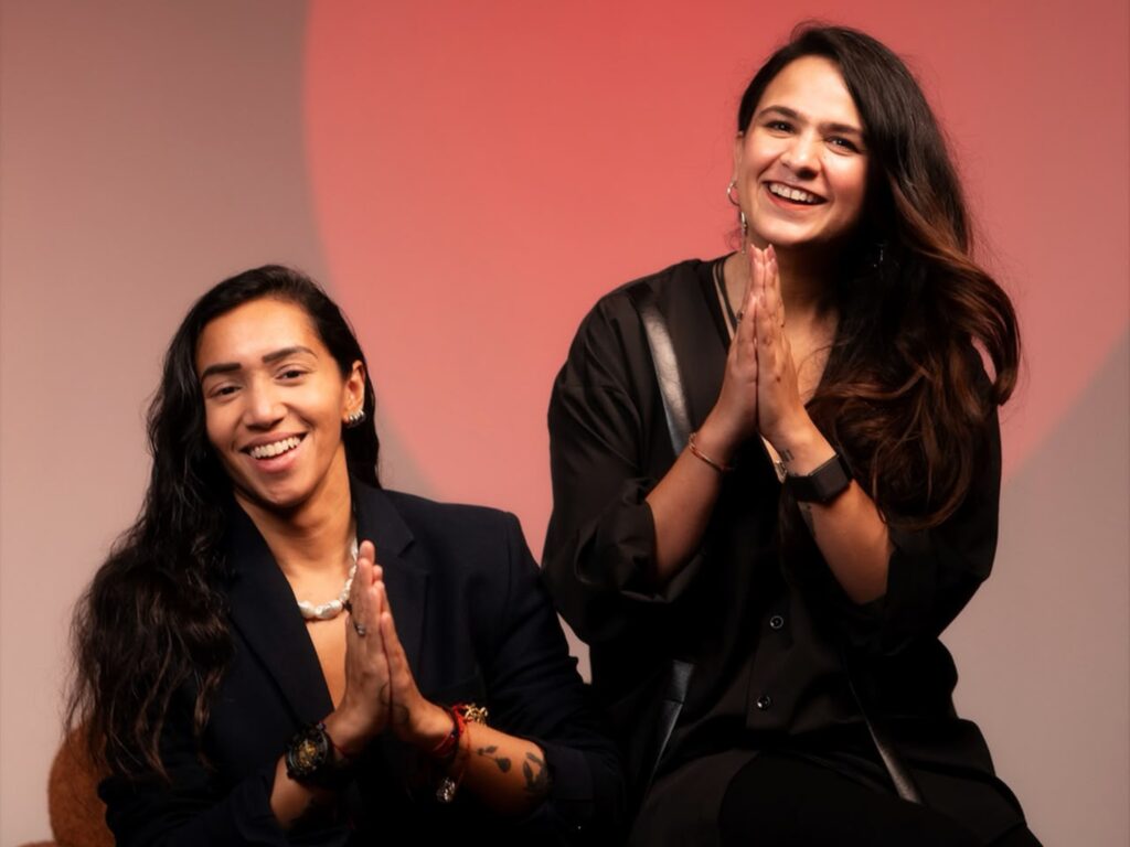 OHM Founder and CEO Sathi Roy and Nathasha Kumar Founder and Managing Partner of Maloka and Founder of NeoYug