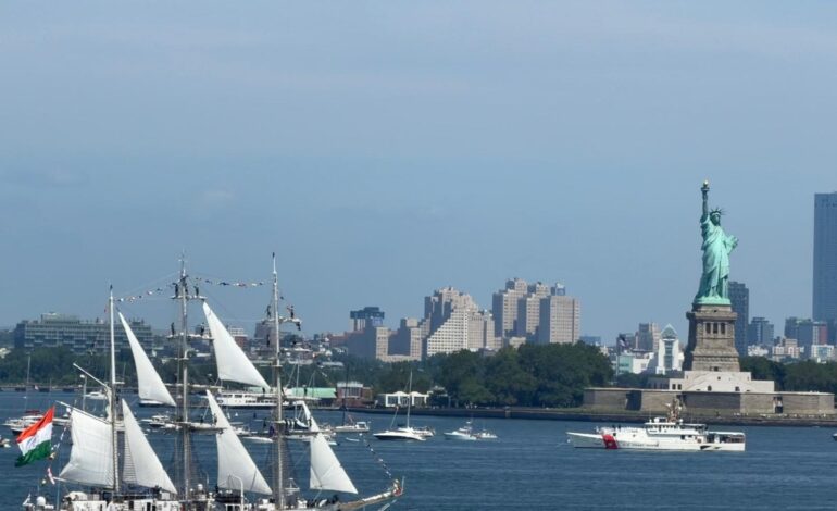 INS Sudarshini Reaches New York to Join US 250th Independence Celebrations