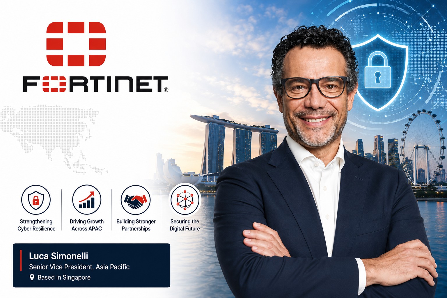 Fortinet Appoints Luca Simonelli as Senior Vice President for Asia Pacific