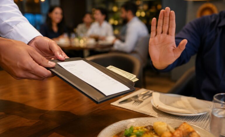 CCPA cracks down on restaurants adding service charge by default, begins action against 41 establishments