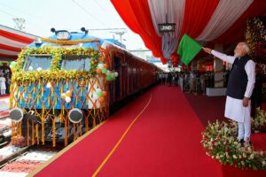 PM Modi launches India’s first hydrogen train, inaugurates ₹14,700 crore projects in Haryana