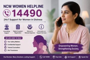 NCW’s 24×7 Digital Women Helpline 14490 Offers Nationwide Support for Women in Distress