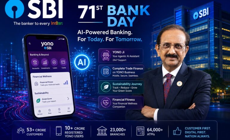 SBI Marks 71st Bank Day with AI-Powered Banking, Expands YONO for Retail and Business Customers