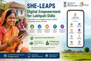 Centre Launches SHE-LEAPS Platform to Digitally Empower Lakhpati Didis Across India