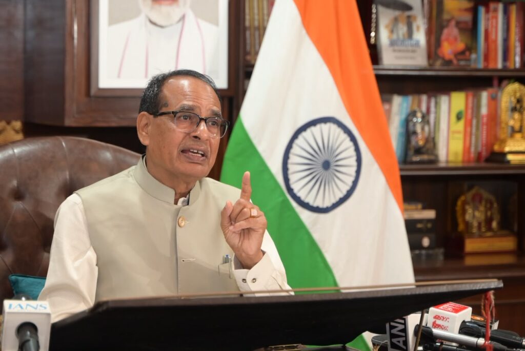 Union Minister for Rural Development Shivraj Singh Chouhan addresses a video conference with Rural Development Ministers of States and Union Territories while reviewing the implementation of the Viksit Bharat–Guarantee for Rozgar and Aajeevika Mission (Gramin) (VB-G-RAM-G) and announcing the release of the first instalment of ₹25,863 crore for the scheme.