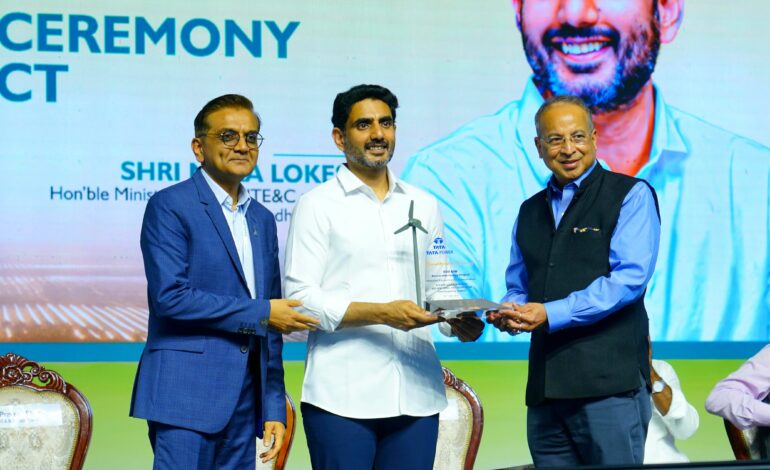 Tata Power Renewables breaks ground on ₹5750 crore 800 MW renewable energy project in Andhra Pradesh