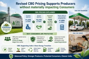 Govt says revised CBG pricing will have negligible impact on CNG and PNG consumers