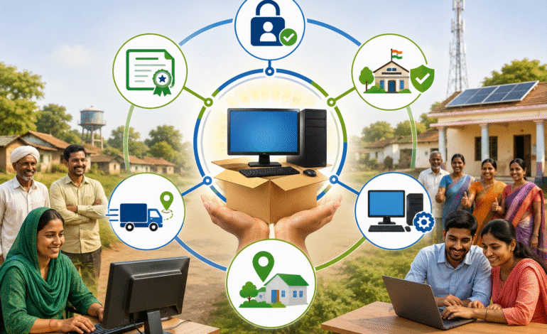 Government appeals to citizens to donate computers directly to Gram Panchayats under DAANVEER