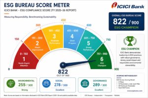 ICICI Bank emerges as ESG Champion with 822/900 in ESG Bureau’s independent compliance assessment