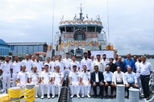 Indian Navy takes delivery of third indigenous anti-submarine warfare shallow water craft Mangrol