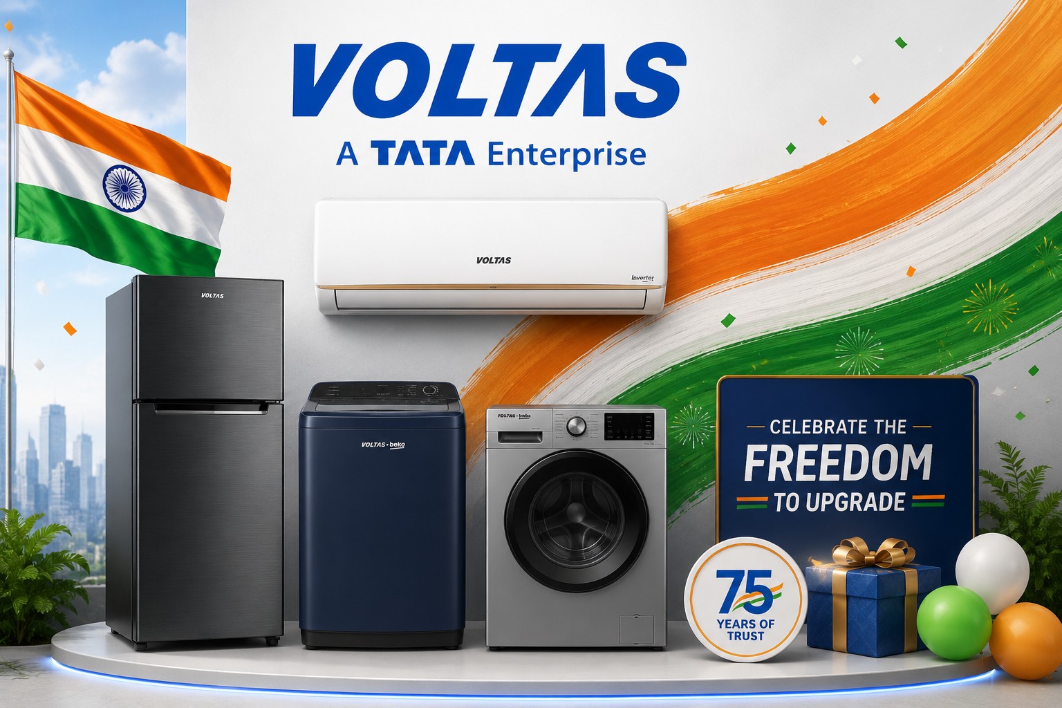 Voltas unveils Independence Day offers with EMIs starting at ₹1,088