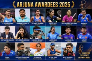 National Sports Awards 2025 announced with 17 Arjuna Awardees