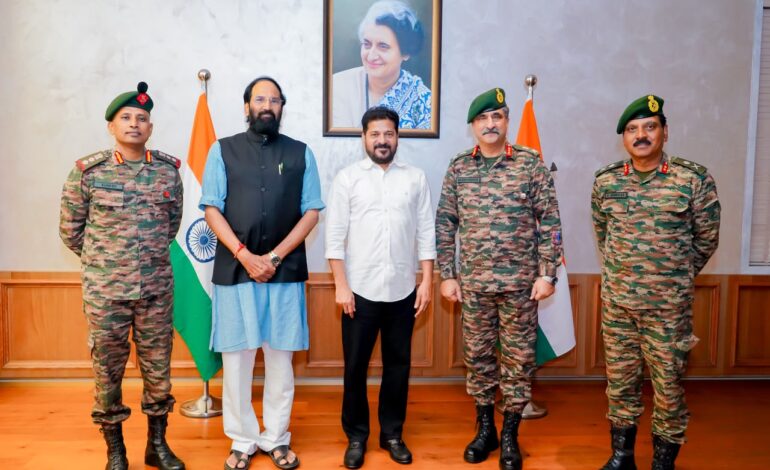 Army ready to set up youth training centres across Telangana