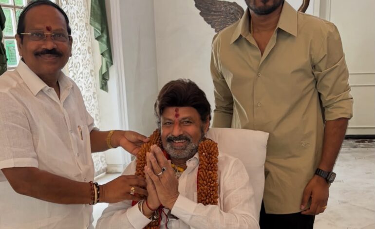 Borra Radha Krishna meets Nandamuri Balakrishna, wishes him speedy recovery