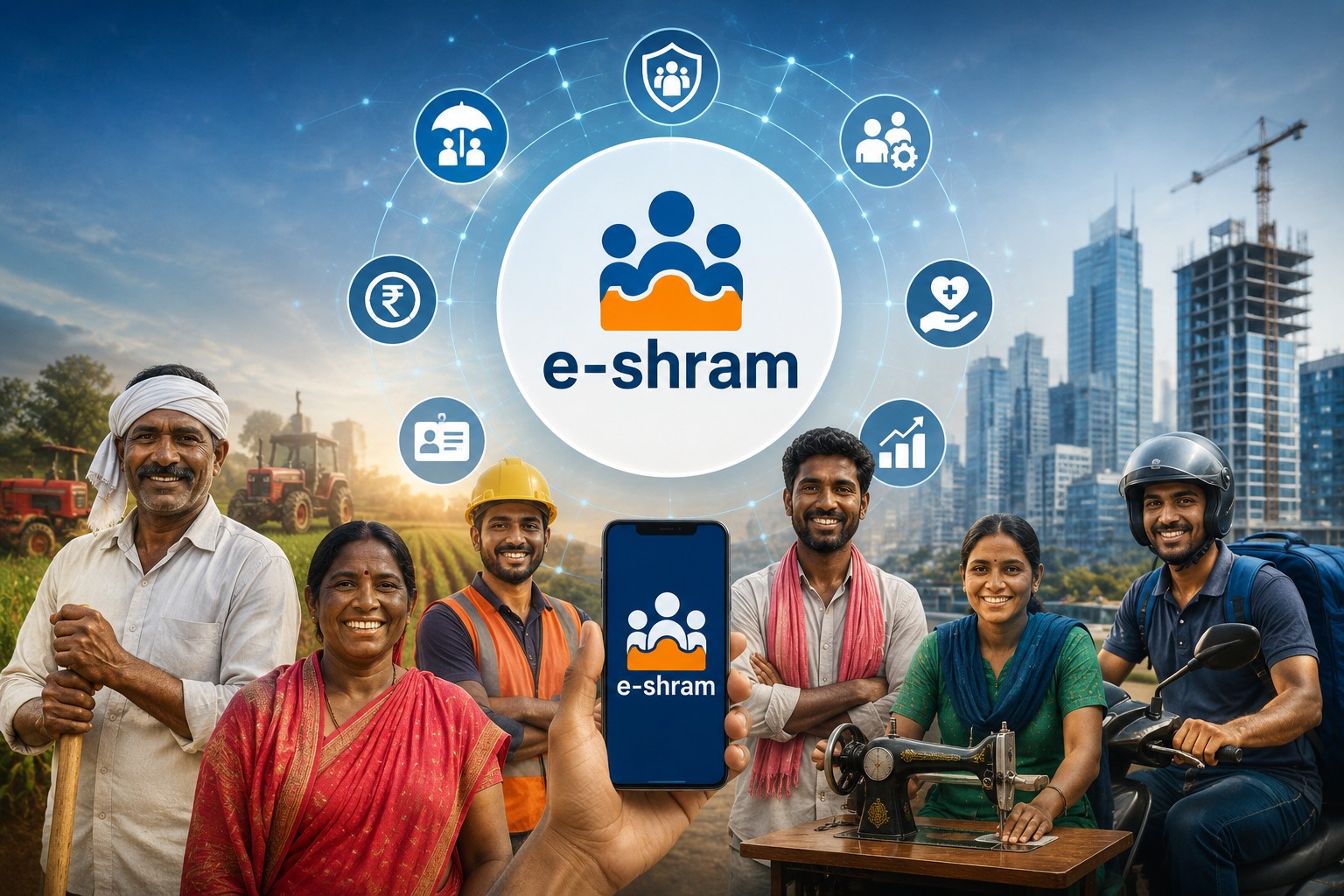 e-Shram completes five years with 31.89 crore registrations and expanded social security services