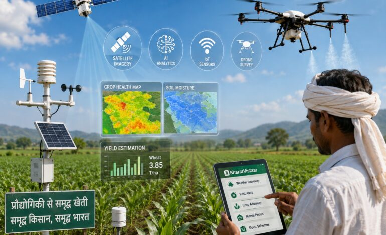 Government expands technology-driven crop monitoring with AI, satellites and drones