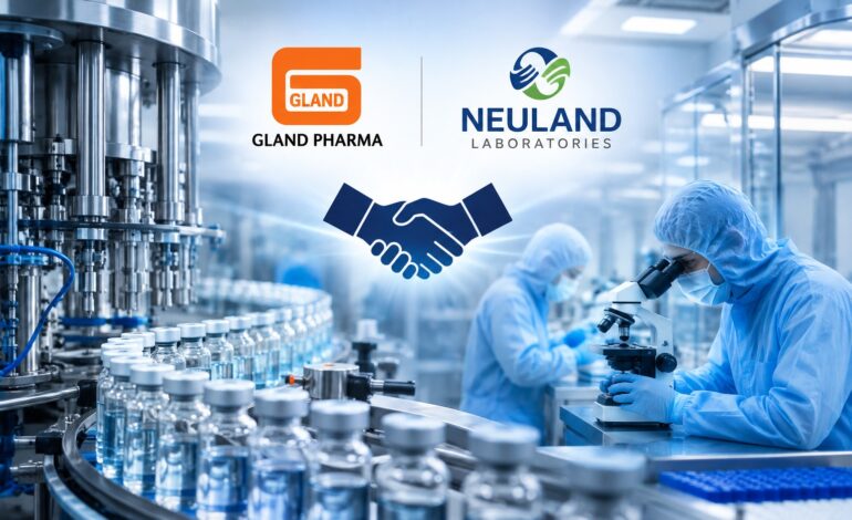 Gland Pharma, Neuland Laboratories forge strategic partnership for sterile API manufacturing