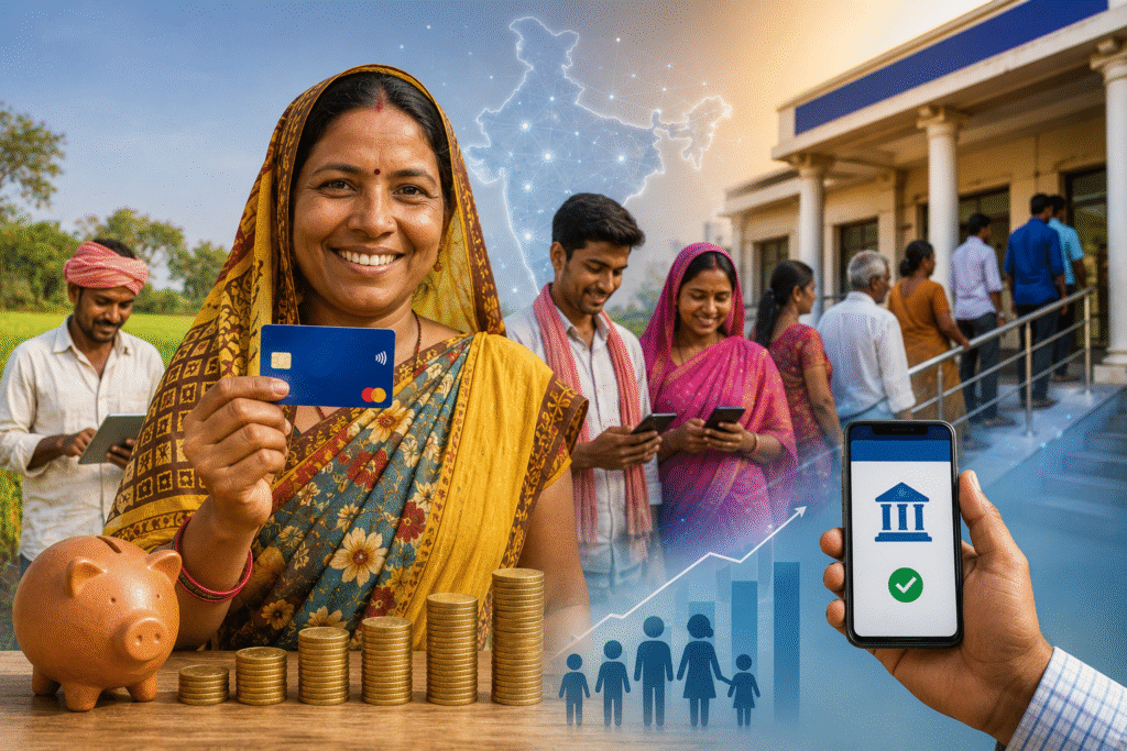Launched in 2014 as India's national mission for financial inclusion, PMJDY has expanded access to formal banking, credit, insurance, pensions and digital payments, particularly among underserved and low-income communities.