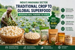 ₹476 Crore Push, 80,590 Tonnes Output: India’s Makhana sector targets global superfood market