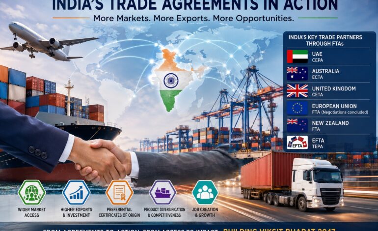India’s FTAs move from signing agreements to delivering export gains