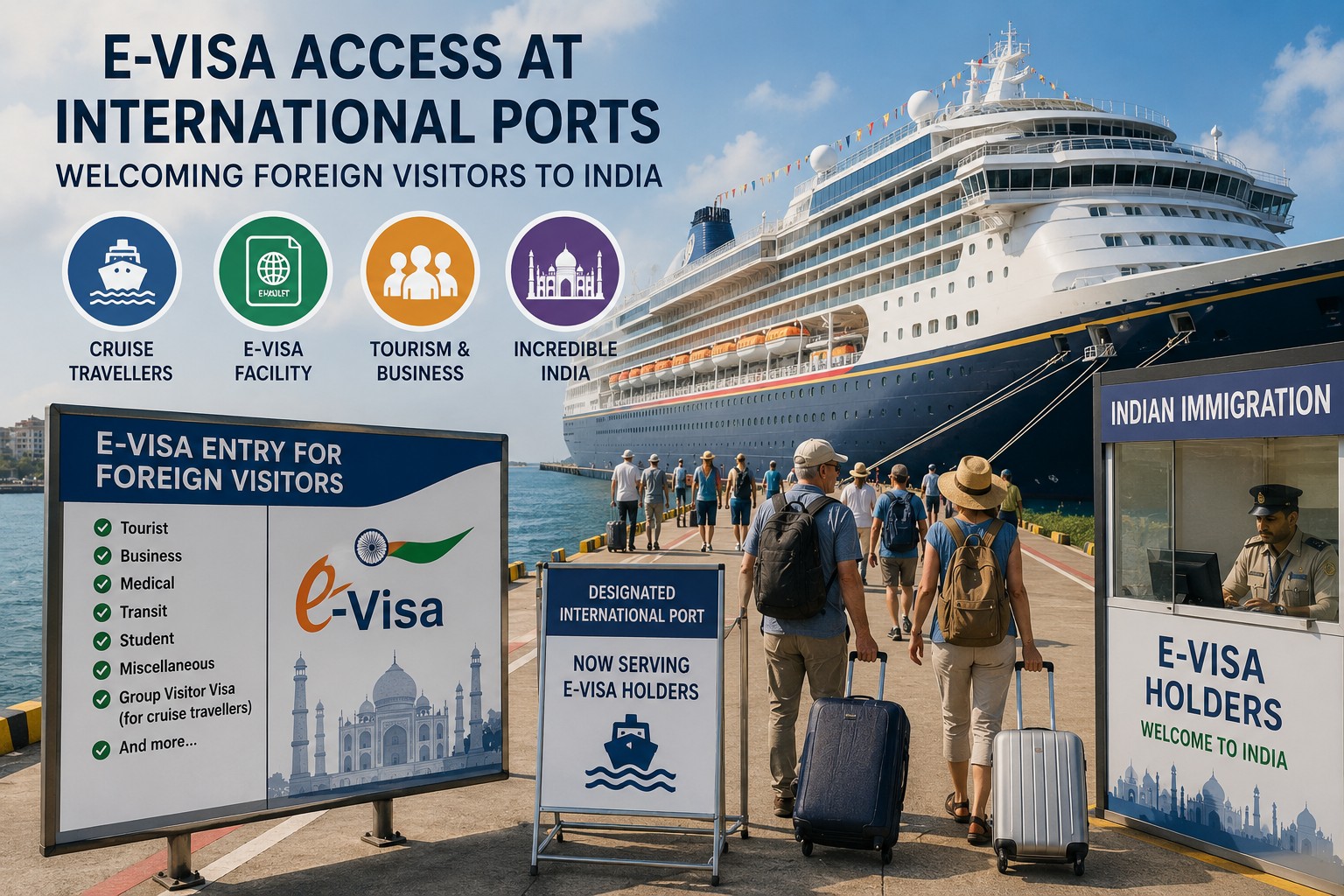 India adds 11 more ports for e-visa holders, taking total to 88