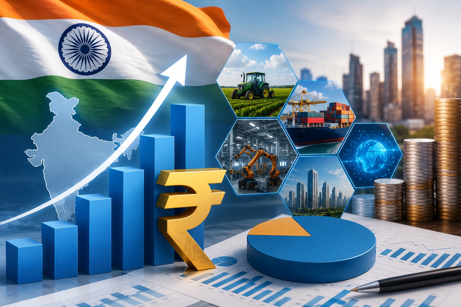 India’s GDP growth revised up to 7.8% for FY26 as MoSPI releases National Accounts Statistics 2026