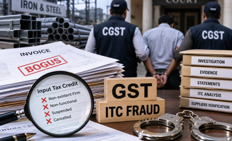 CGST Delhi South arrests firm partner over alleged ₹15.78 crore fraudulent ITC