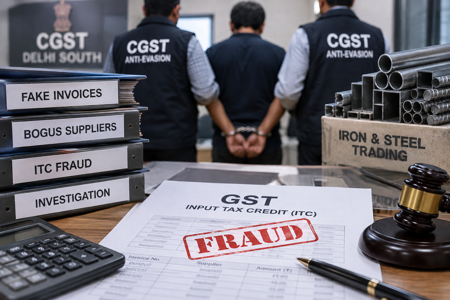CGST Delhi South busts ₹25.22 crore fake ITC case; firm proprietor arrested