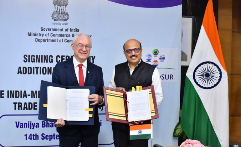 India, MERCOSUR sign protocol to enable electronic Certificates of Origin
