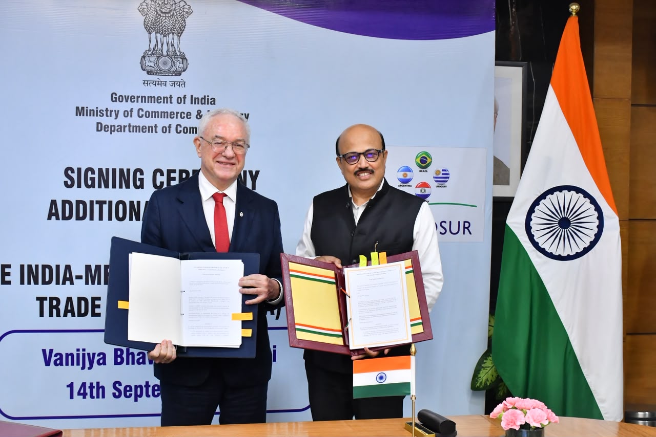 India, MERCOSUR sign protocol to enable electronic Certificates of Origin