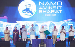 PM Modi inaugurates, launches projects worth over ₹35000 crore in Vadodara