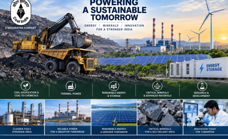 Coal India expands beyond coal with technology-led push into energy, minerals and advanced materials