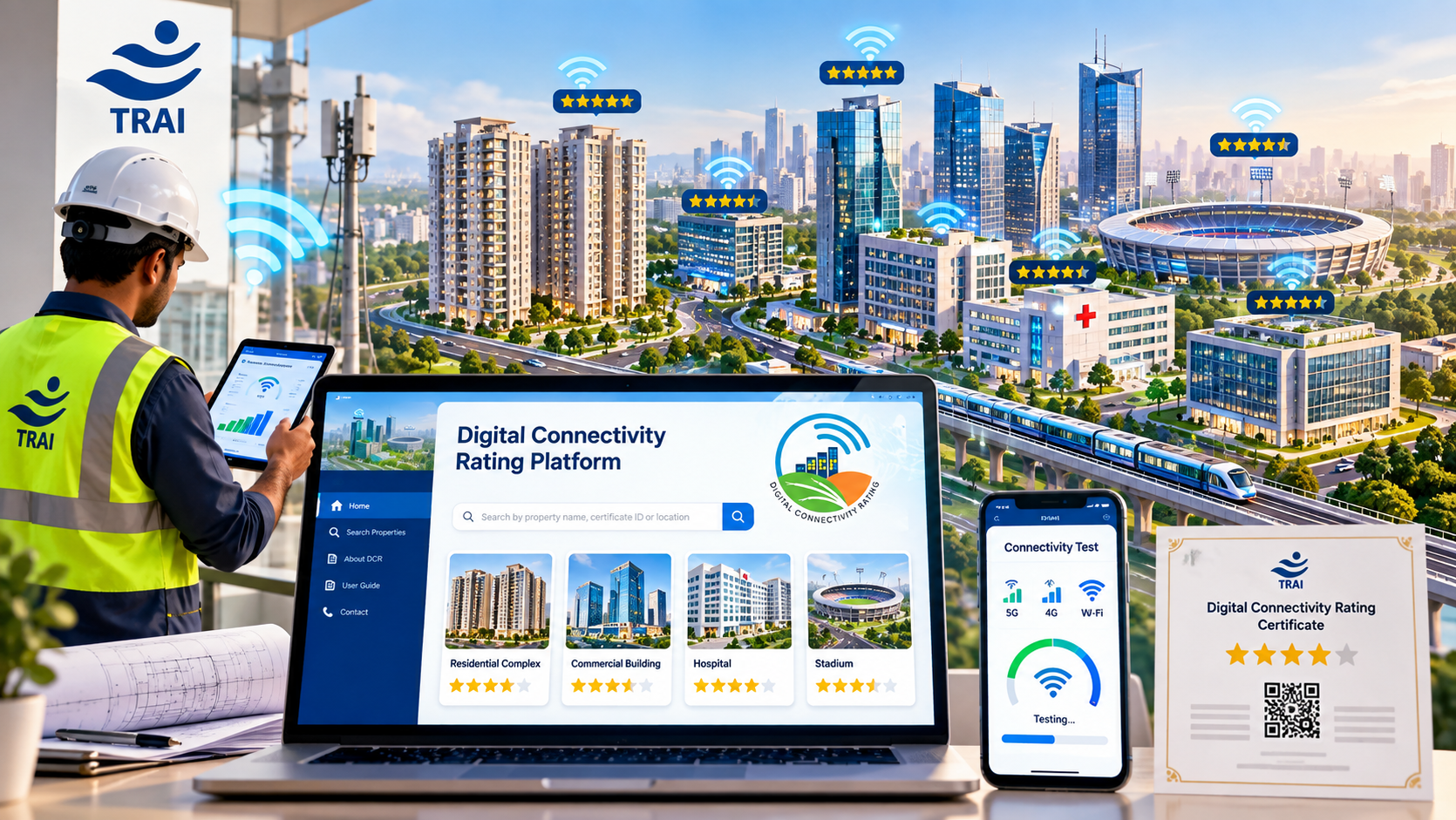 TRAI launches Digital Connectivity Rating Platform for properties