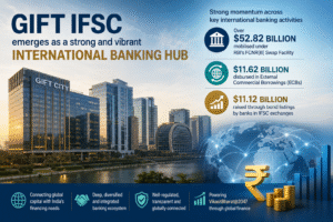 GIFT IFSC mobilises over $52.8 billion through FCNR(B) swap facility as international banking activity surges