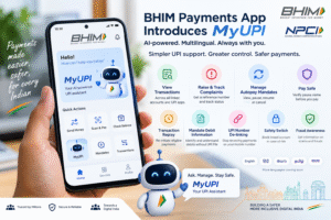 BHIM Payments App introduces MyUPI for UPI support, mandate management and safety controls