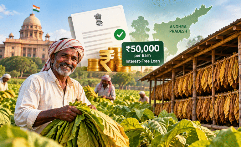 Centre approves ₹50000 interest-free loan per barn for FCV tobacco growers in Andhra Pradesh