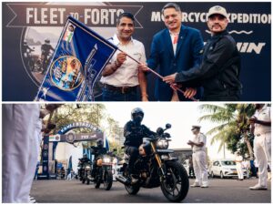 Indian Navy, TVS Motor launch ‘Fleet to Forts’ ride across Maharashtra