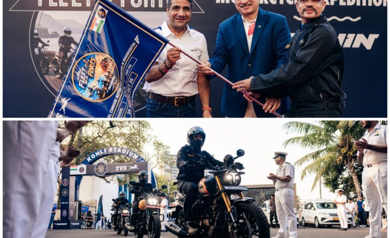 Indian Navy, TVS Motor launch ‘Fleet to Forts’ ride across Maharashtra