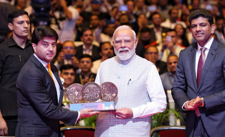 Modi calls for global framework against cyber fraud and deepfakes at India Mobile Congress 2026
