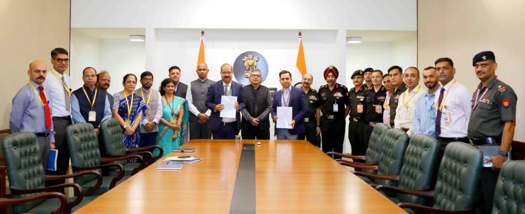 The contract was signed in New Delhi on October 21 in the presence of Defence Secretary Rajesh Kumar Singh.