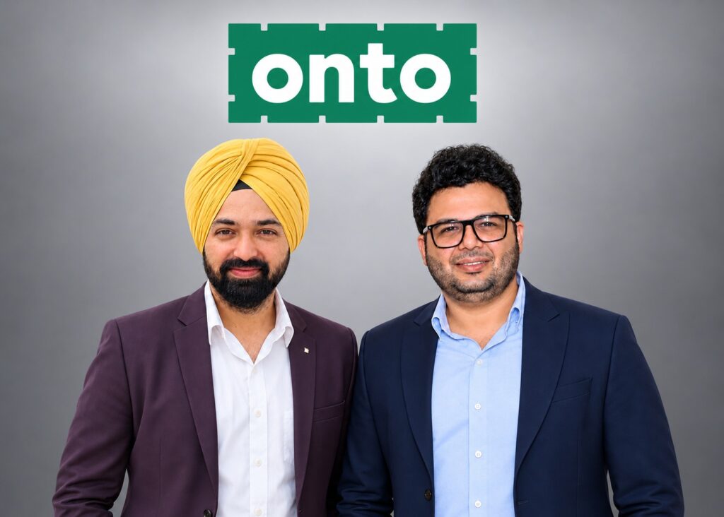 Jagdeep Singh (left) and Shubham Goyal, co-founders of Onto